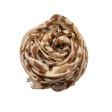 Mocca Leopard Print Scarf