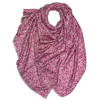 Lobelia Flower Pink Scarf