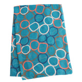 Teal Circles Scarf