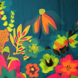Teal Tropical Paradise Scarf