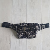 Black Leopard Bum Bag