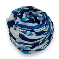 Blue Swirl Scarf