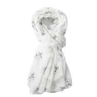 White French Bulldog Scarf