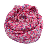 Pretty pink blossom flower scarf