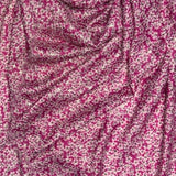 Lobelia flower pink scarf