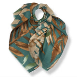 Green Amazon Palm Scarf