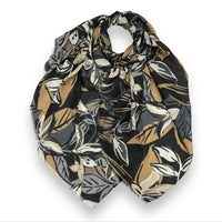 Black Autumn Lily Scarf