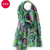 Organic Cotton Green Meadow Scarf