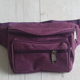Purple bum bag