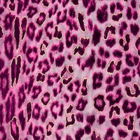 Pink Leopard Print Scarf