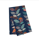 Blue Autumn Leaves Scarf