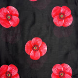 Black Poppy Scarf