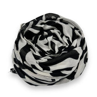 Black Swirl Scarf