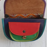 Blue Leopard Print Olivia Bag