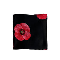 Black Poppy Scarf