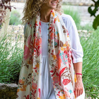 Summer Floral Scarf