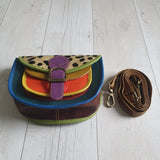 Dark Teal Spot Olivia Bag ~ Free Scarf