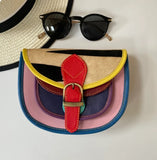 Pink Zebra Olivia Nephele Bag made from eyecatching leather offcuts destined for landfill