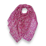 Pretty pink blossom flower scarf