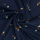 Navy Blue Bumble Bee scarf