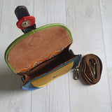 Dark Teal Spot Olivia Bag ~ Free Scarf