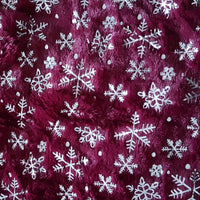 Wine foil snowflakes snuggy snood