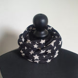 Black & White Star Snood