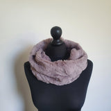 Grey snuggy snood