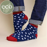 Blue Hearts Duo Ankle Socks